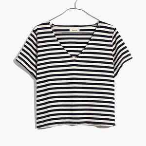 Setlist Boxy Top in Marton Stripe